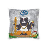 Hindu Skunk Throw Pillowcase — 14"x14"