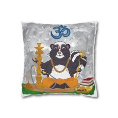 Hindu Skunk Throw Pillowcase — 14"x14"