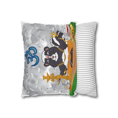 Hindu Skunk Throw Pillowcase — 14"x14"