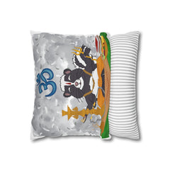 Hindu Skunk Throw Pillowcase — 14"x14"