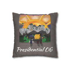 Presidential OG Throw Pillowcase — Faux Suede