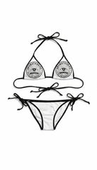 All-Seeing Eye Triangle Bikini — Women's Tie-Side Swimsuit